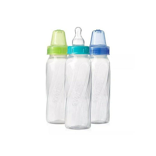 Evenflo Feeding Classic Clear Plastic Baby Bottles 3pk