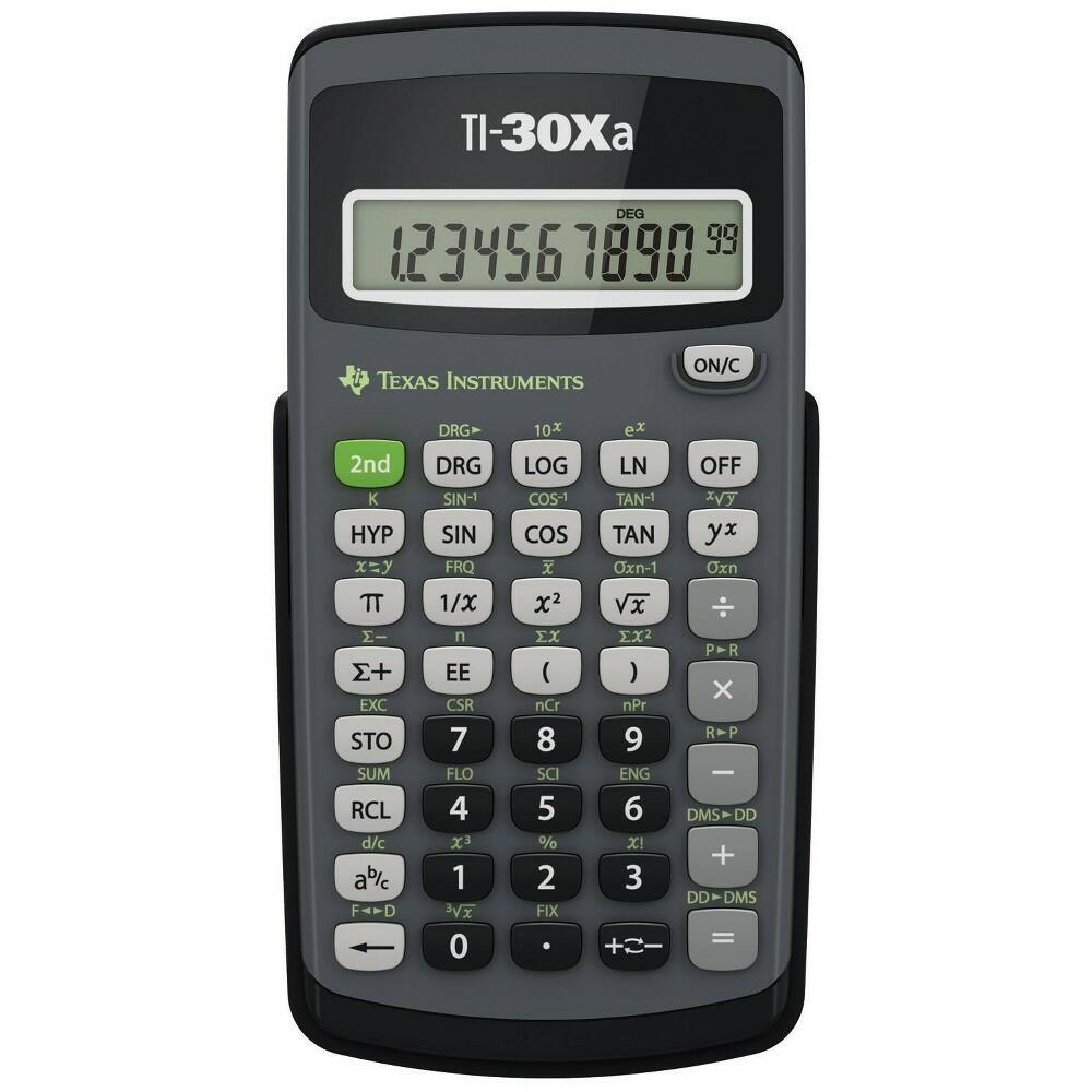 Texas Instruments TI-30xa scientific calculator