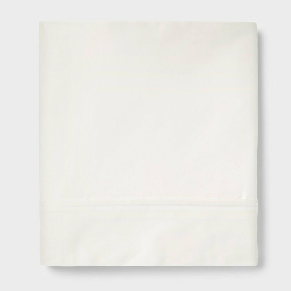 King Flat Sheet Cream