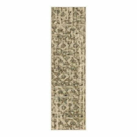 2'x7' Eliot Geo Runner Rug Tan/Beige/Gray - Threshold
