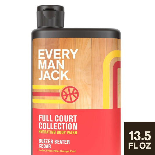 Every Man Jack Men's Body Wash - Buzzer Beater Cedar