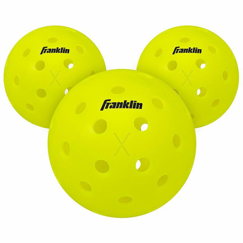 Franklin Sports X-40 Outdoor Pickleballs - 3 Pack
