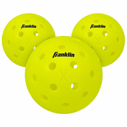 Franklin Sports X-40 Outdoor Pickleballs - 3 Pack