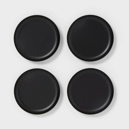 4pk Small Metal Plates Candle Holders