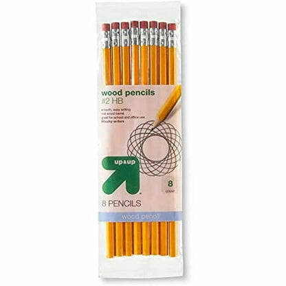 8ct #2 Wood Pencils