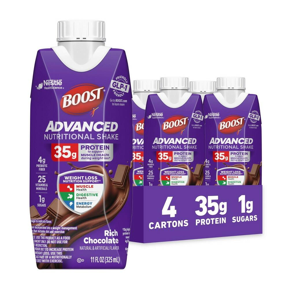 Boost Chocolate Protein Shakes - 4pk (Exp. AUG 18 2026)