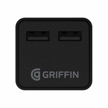 Griffin PowerBlock Dual usb 12W - black