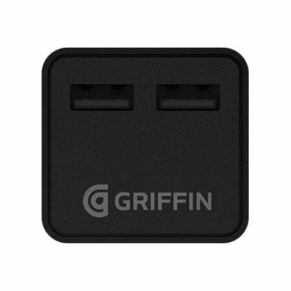 Griffin PowerBlock Dual usb 12W - black