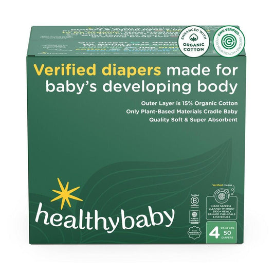 HealthyBaby Diapers - Size 4 - 50ct - (Open Box)