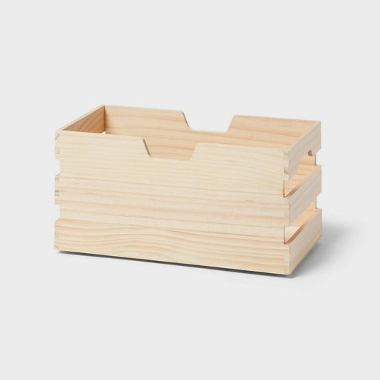 Narrow Wood Bin - Brightroom™