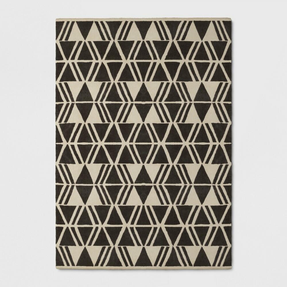 7'x10' Microplush Geo Knitted Area Rug - Threshold