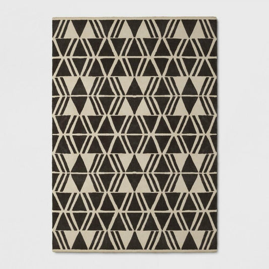 7'x10' Microplush Geo Knitted Area Rug - Threshold
