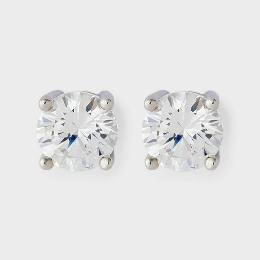 Silver Plated Cubic Zirconia - A New Day™ Silver 6mm