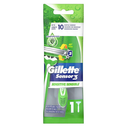 Gillette Sensor Sensitive Men 3 Blades Disposable Razor