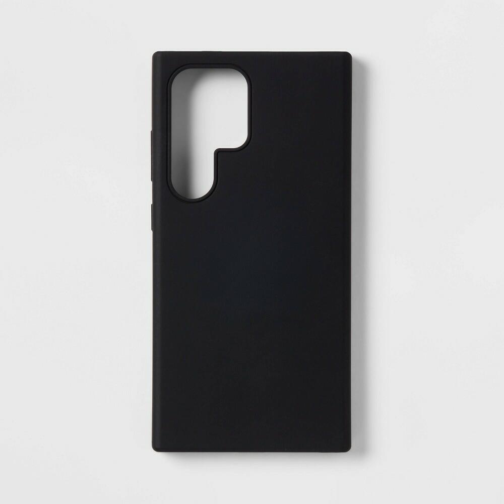 heyday Samsung Galaxy S24 Ultra Silicone Case, Black