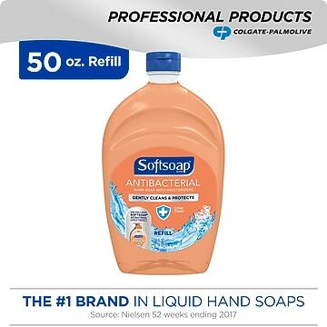 Softsoap Crisp Clean Antibacterial Liquid Hand Soap 50 fl oz Refill Bottle