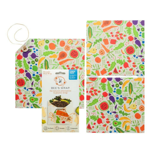 Bee's Wrap Reusable Lunch Wraps - 3ct