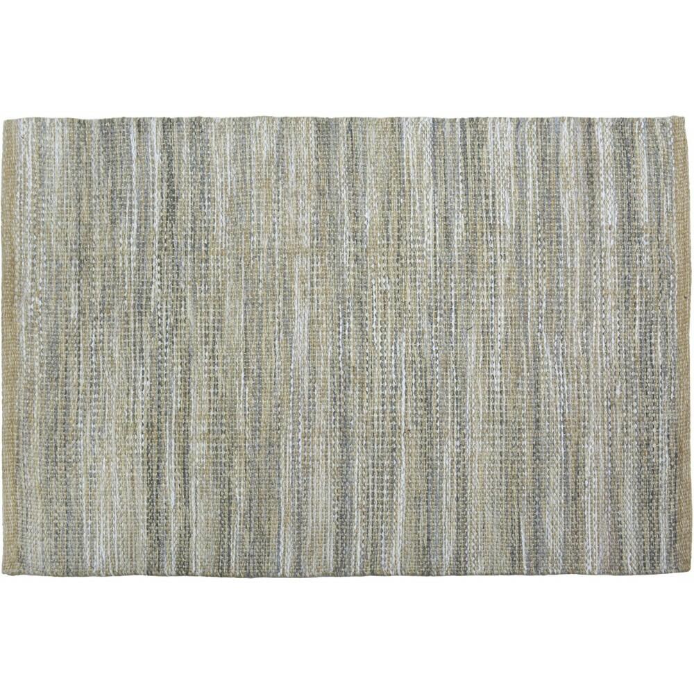 2'6"x4' Woven Accent Rug Gray - Threshold™