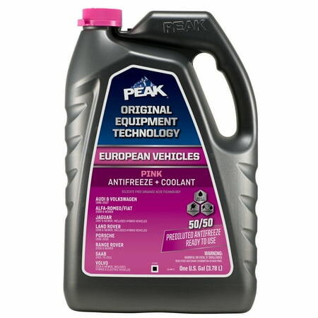 Pink  50/50 Prediluted Antifreeze & Coolant  1 gal