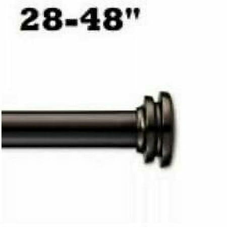28 - 48   Cafe Rod Endcap Black