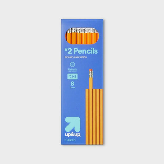 8ct #2 Wood Pencils