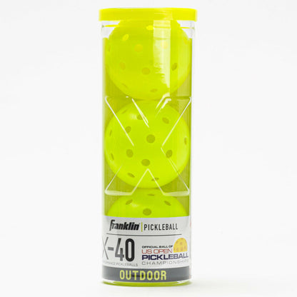 Franklin Sports X-40 Outdoor Pickleballs - 3 Pack