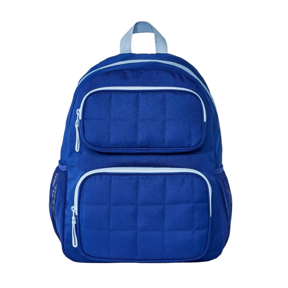 Boys' 16" Two Pocket Quilted Backpack - Cat & Jack™ Blue