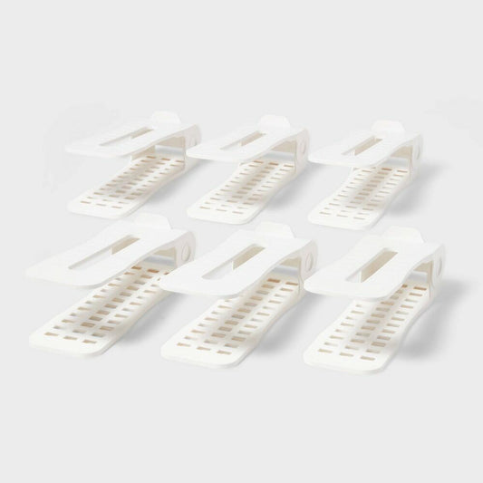 Shoe Space-Saving Slot Organizers 6pk