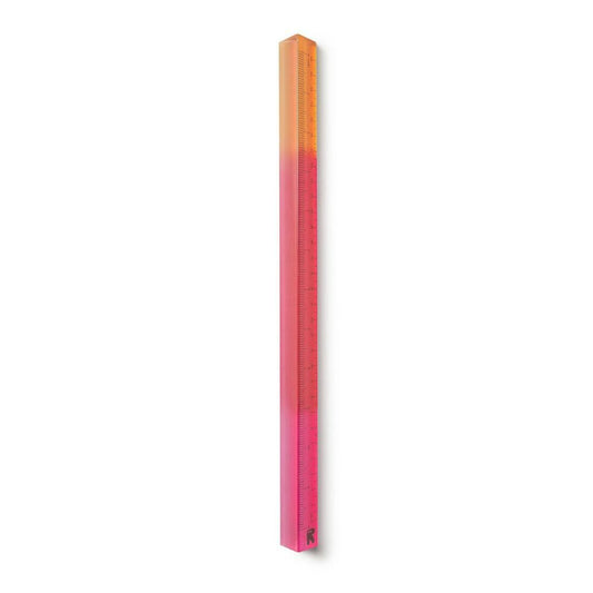 13" Acrylic Ruler Pink/Red/Orange - up&up™