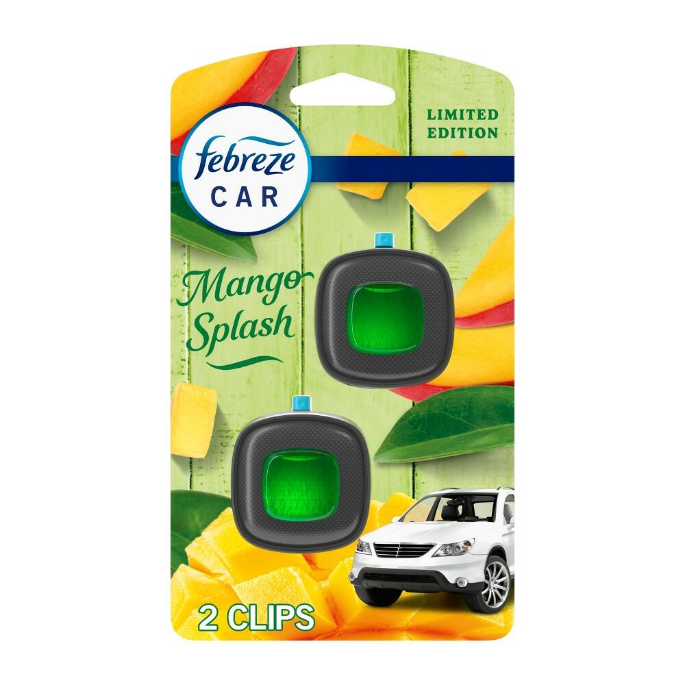 Febreze Mango Splash Car Vent Clips 2 ct