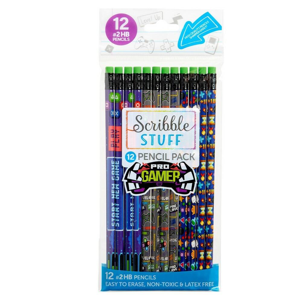 Scribble Stuff 12ct Poly Bag Pencils - Chosen at Random