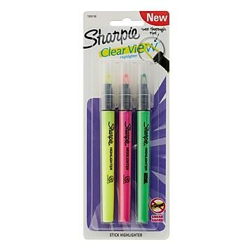 Sharpie Highlighter Clear View Highlighter 3 Count
