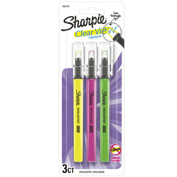 Sharpie Highlighter Clear View Highlighter 3 Count