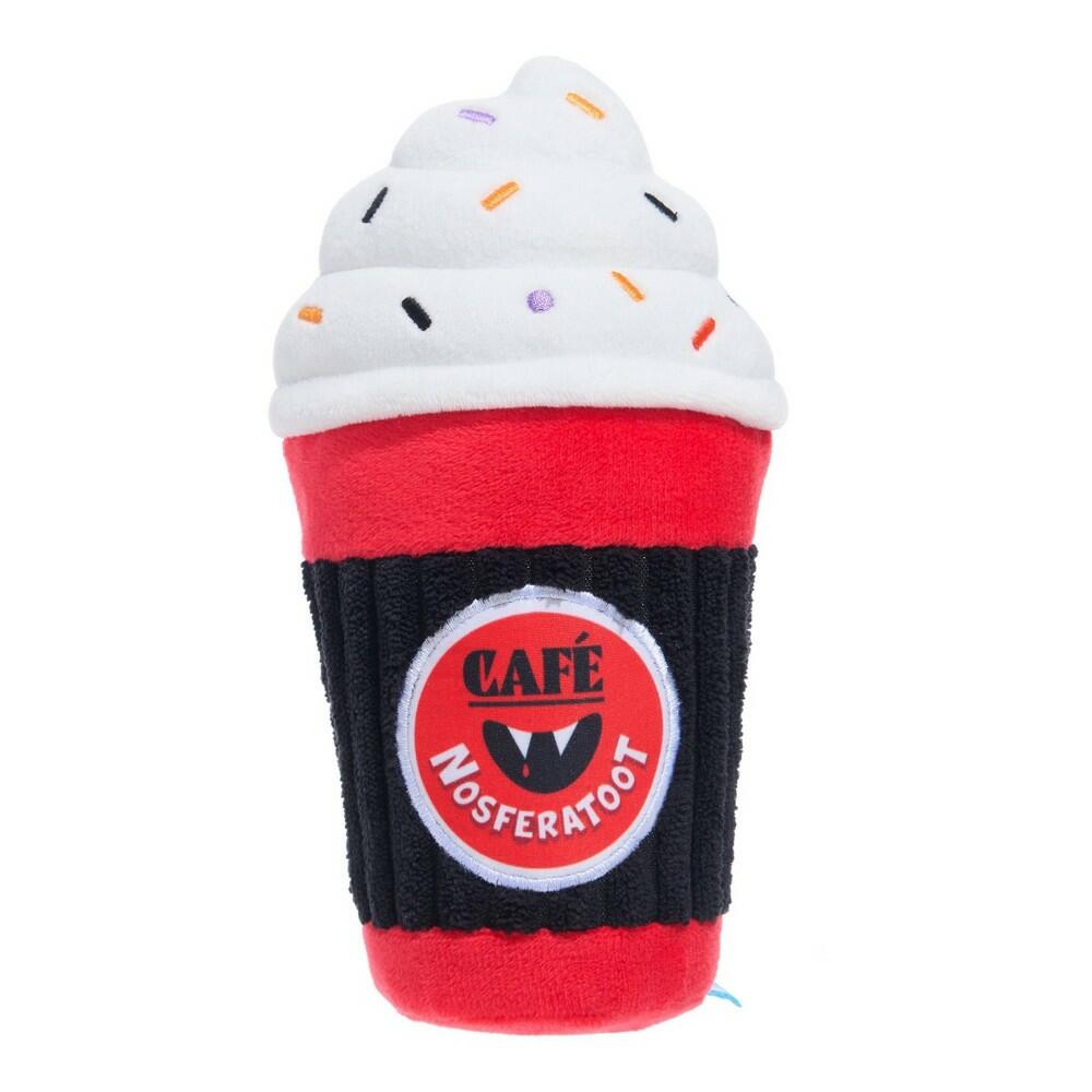 BARK Coffee Shaped Plush Dog Toy