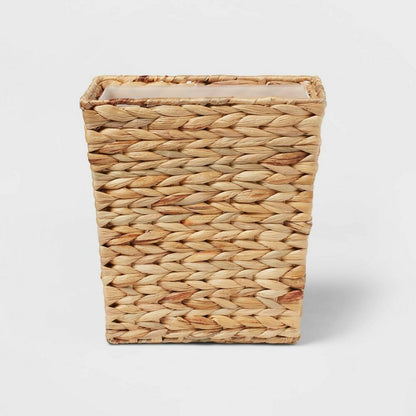1pk Light Weave Wastebasket Natural