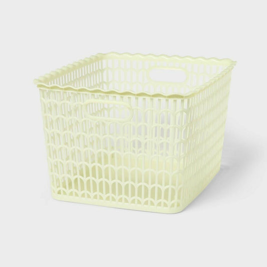 Scallop Decorative Basket Large Citrus - Brightroom™