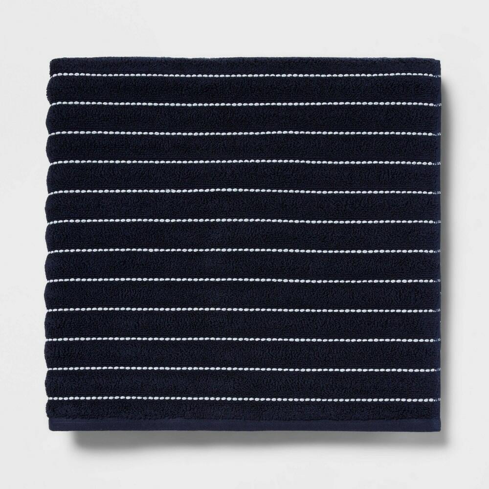 Performance Plus Oversized Bath Towel Navy