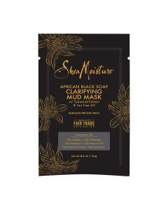 SheaMoisture African Black Soap Clarifying Mud Mask Packette 0.5 oz *Packaging May Vary*
