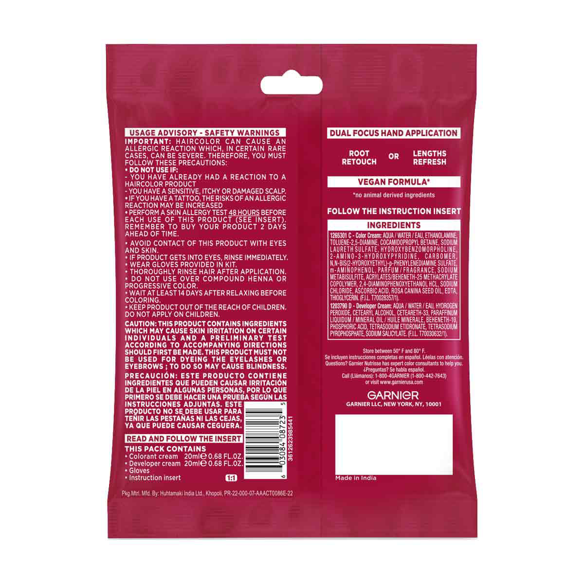 Garnier Color Sensation, Black 1.0