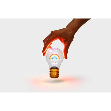 Suck UK Rainbow Lamp | LED Neon Bulb | USB Rechargeable Light