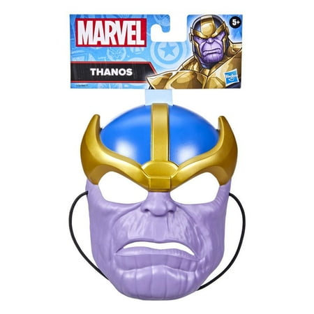 Marvel Thanos Toy Mask Blue and Purple Halloween with Flexible Band