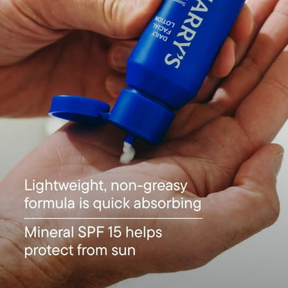 Harry's Men's Daily Face Lotion with Broad Spectrum SPF 15, 1.7 fl oz *Exp 11/25*