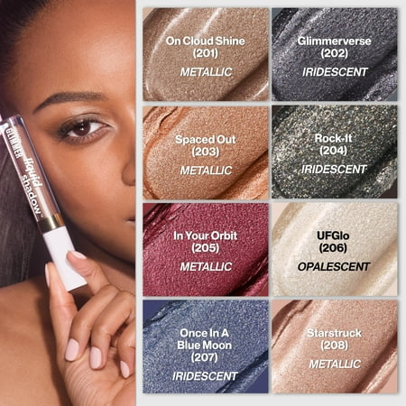 Revlon Glimmer Liquid Shadow, Shimmer Eyeshadow Makeup, 205 In Your Orbit, 0.10 fl oz