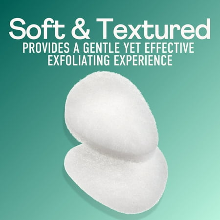 Swisspers Exfoliating Cleansing Sponges, 4 count