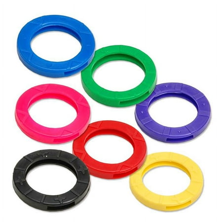 Lucky Line 1 in. Dia. Vinyl Assorted Key Identifier