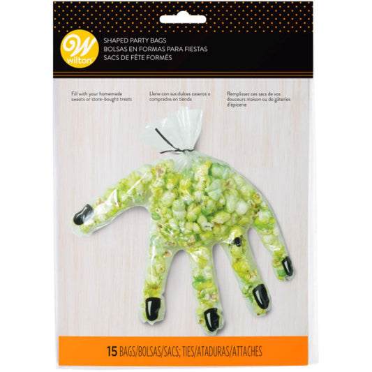 Wilton Treat Bags 15 pc Hand Shaped Party Bags