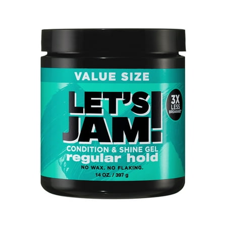 Softsheen Carson Let's Jam! Shine Enhancing Condition and Shine Gel, for All Hair Types, 14 oz