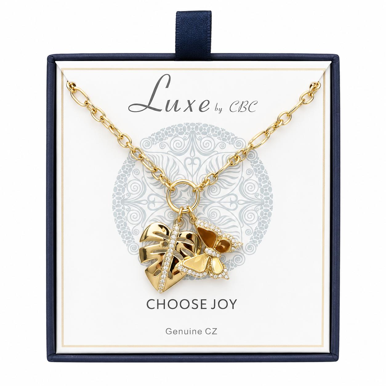Luxe by CBC Choose Joy Genuine CZ