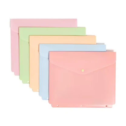 U Brands 5ct Binder Pockets Saccharine Fields