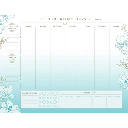 Inner World: Self-Care Weekly Planner Notepad : (Mindfulness Gifts, Self-Care Gifts for Women, Back to School Supplies) (Paperback)